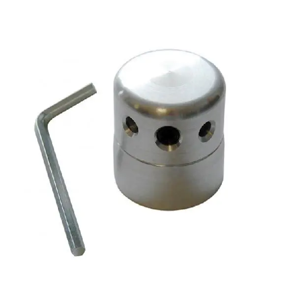 CABEZAL ALUMINIO TORNILLO LATERAL PACK 50 UNIDADES - 1