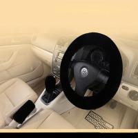 Cubierta De Volante Y Freno De Mano Para Coche En Peluche Gruesa Y Suave Decorativa Protectora Para Hombres Y Mujeres Color Negro Rosa - details 15