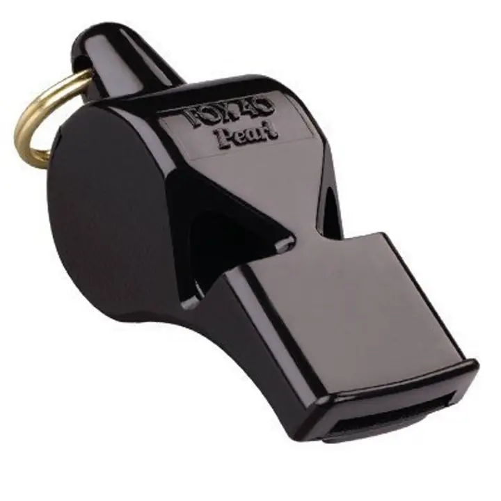 Silbato Fox 40 Pearl Safety Whistle con Canal de Aire - Máxima Seguridad y Sonido Potente de 90 dB para Deportes y Emergencias - 1