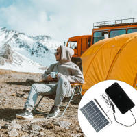 Panel Solar Pequeño 5W 5V Con USB DIY De Silicio Monocrómico Impermeable Para Camping Poder Portátil Panel Solar - details 6