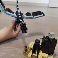 Bloques De Construcción Compatible Con Pixel Mini World Serie La Batalla Del Dragón Ender Juguetes Educativos Para Niños Regalos De Navidad - details 4