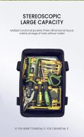 Bolsa De Herramientas AIRAJ De 13 Pulgadas Para Eléctricos Multifuncional Duradera De Tela Oxford Gruesa Para Almacenamiento Portátil Mano - details 1