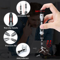 Juego De Destornilladores Multifuncional 122 En 1 / 138 En 1 Precisión Magnética Para Manillar Reparación De Móviles Herramientas Manuales - details 3