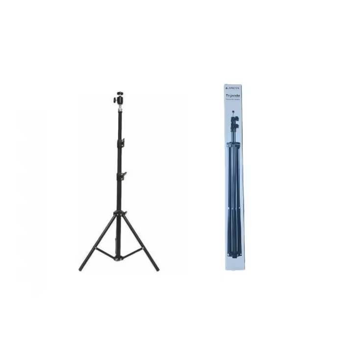 ANDRA- TRÍPODE PORTÁTIL PARA ARO DE LUZ, COMPATIBLE CON CÁMARAS Y LUCES DE ANILLO, MONTAJE SEGURO Y TELESCÓPICO DE 68-210 CM - 1