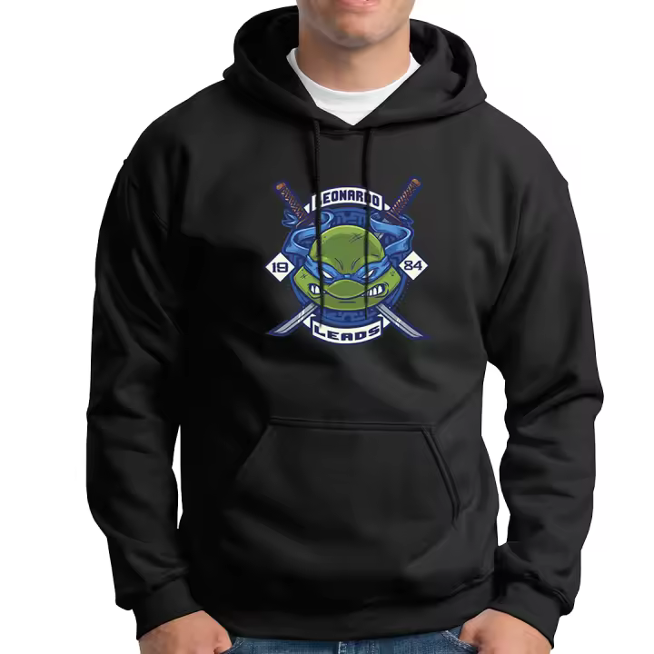 Sudadera con capucha Tortugas Ninja. Leonardo. Raphael. Donatello. Michelangelo. Cowabunga. Varios colores. Todas las tallas. - 1