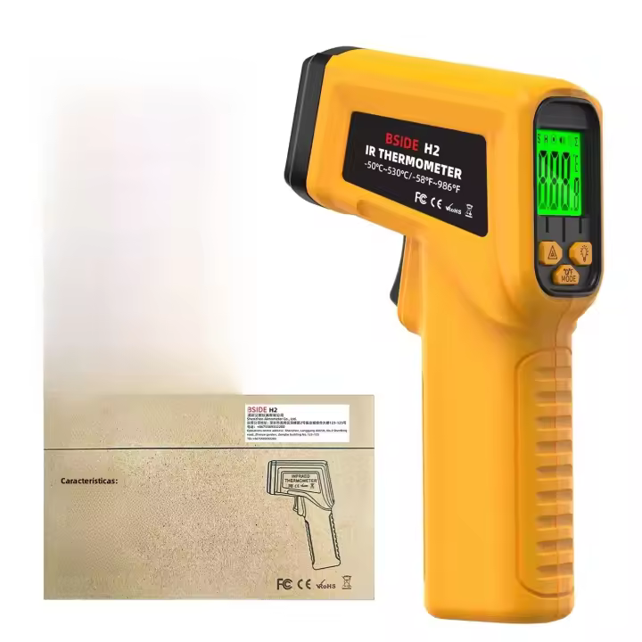 BSIDE Termómetro Infrarrojo Profesional -50~530C Con Pantalla LCD Digital No Contacto Láser Medidor De Temperatura 12:1 Para Industrial - 1