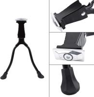 Soporte de bicicleta-Soporte de bicicleta de montaña de aleación de aluminio Soporte de montaje de pie de pierna doble Soporte de estacionamiento de bicicleta de carretera Doble pierna para 26 pulgadas o más - details 2