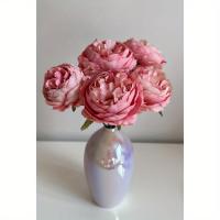 6pcs Cabezas De Flor Peonía Simulada Para Decoración De Bodas Y Fiestas Decoración De Pasteles Y Salón De La Casa - details 8