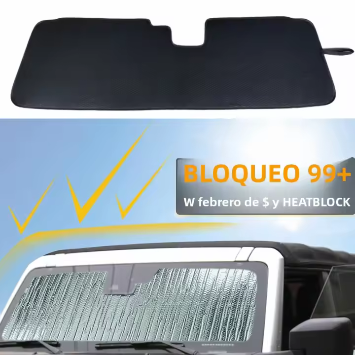 Cubierta De Parabrisas Antisolar Para Ford Bronco 2021 2022 2023 Visera Solar De Coche Aislante Accesorio Para Automóvil - 1