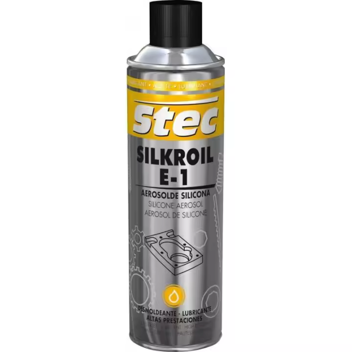 Spray silicona silkroil e-1 stec 500ml - 1