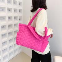 Bolso De Hombro Puffer Para Mujeres Y Niñas Estilo Casual Cuadrado De Plegado Invernal Bolso De Mano Quilted Tote Bag - details 8