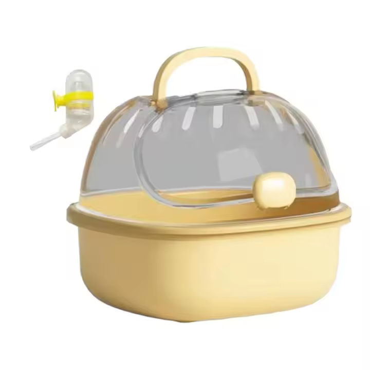 Caja De Viaje Para Hamster Y Ratones Pequeños Caja De Transporte Para Animales Pequeños Adecuada Para Chinchilla Erizo De Hierba Hamster De Pequeño Tamaño - 1