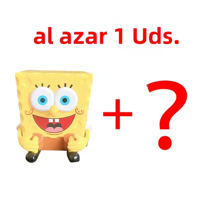 SpongeBob SquarePants Caja Sorpresa De Figuras De Plástico Para Niños Juguete De Montaje De Casa De Piña Crab Boss Estrella Grande Regalo De Cumpleaños - 1