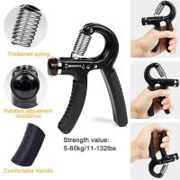 Hand Grip, Antebrazo Ejercitar, Fortalecedor de Agarre de Manos, Resistencia Ajustable 5-60kg (11-132Lbs), Ejercitador de Manos Antideslizante, para Músicos Atletas - details 1