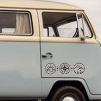 Pegatina De Camper Vanlife Para Coche RV Motocicleta Caravana Vinilo Diseño Creativo Accesorios De Personalización - details 1