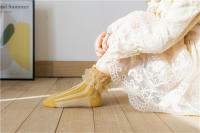 Calcetines De Encaje Para Bebés Y Niñas Sólidos Con Volantes Y Flores Calcetines De Baile De Princesa De Algodón Y Poliéster Para Niñas De 7 a 12 Años - details 13