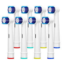 Cabezales De Repuesto Para Broca Compatible Con OralB Braun Pack De 8 Cabezas De Dientes Eléctricos Profesionales Precisión Recargables Para Ora - details 0