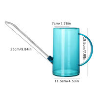 Maceta De Riego Grande Capacidad Desmontable Kettle De Acero Inoxidable Con Cuello Largo Para Jardín Y Césped 1.5l Plástico - details 10
