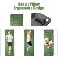 Tomshoo Almohadilla De Dormir Inflable Extra Gruesa 4In Autoinflable Con Bomba Integrada Para Camping Viajes Y Acampar - details 7