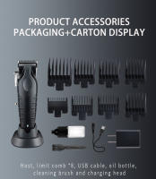 Cortador De Pelo Profesional Kemei KM-2296 Para Hombres Máquina De Corte Con Asiento Y Cargador Trimmer De Cabello Universal Recargable - details 10