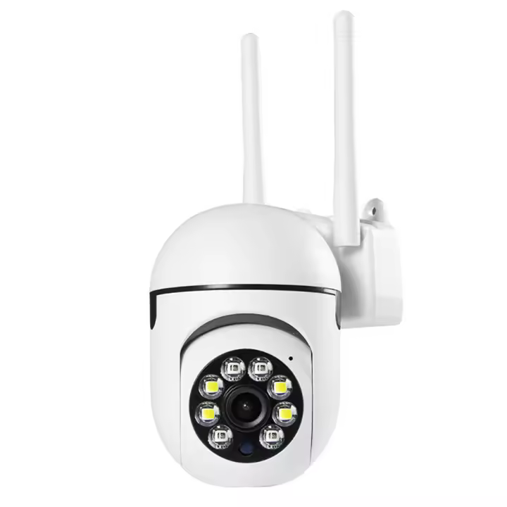 Cámara De Seguridad Con Visión Nocturna Color Y Seguimiento Automático Para Exterior Cámara IP Dome Inalámbrica Protección CCTV - 1