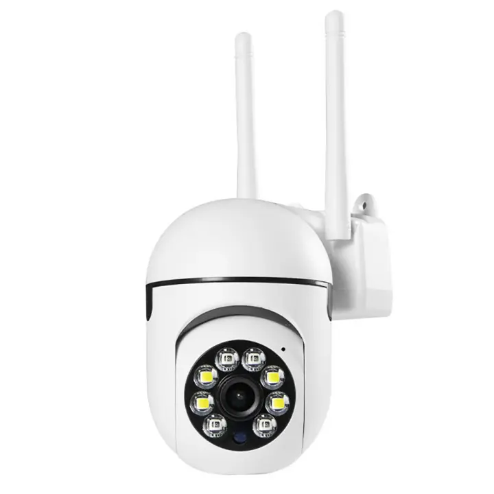 Cámara De Seguridad Con Visión Nocturna Color Y Seguimiento Automático Para Exterior Cámara IP Dome Inalámbrica Protección CCTV - 1