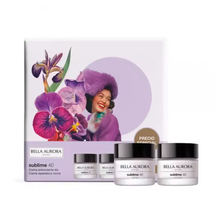 Bella Aurora Sublime 40 Pack Crema Antioxidante Día 50ml + Crema Reparadora Noche 50ml - 1