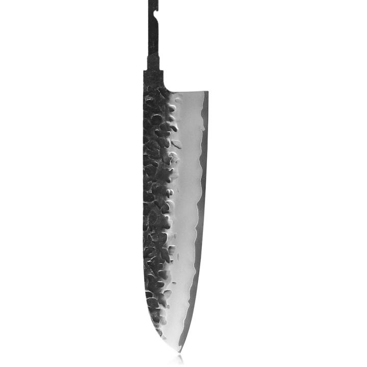 DASHWAY 7.5" Santoku Chef Knife Blank Blade DIY Handmade Japanese Kitchen Forged Composite Steel Full Tang Sharp Making Tool