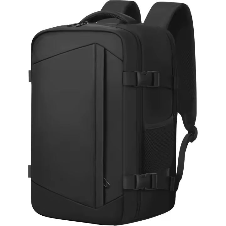 Mochila Viaje Cabina Avion 40x20x25 para Ryanair - Maleta de Cabina Pequeña Equipaje de Mano y Bolsillo Antirrobo para Escuela y Ocio (Beige) - 1