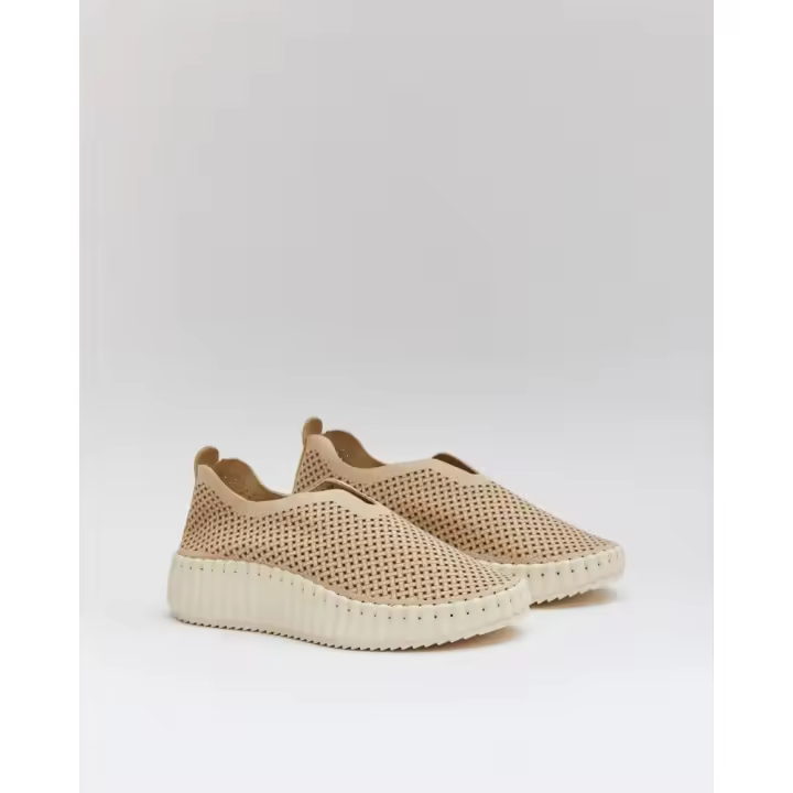 KTEY 282 AD-5063 APRI Zapatillas de lona mujer 36120 25V SNEAKERS CALADA APRICOT - 1
