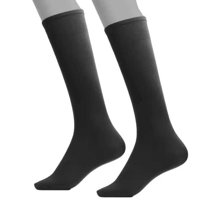Geshop 6 Pares Medias Hasta la Rodilla 70D Lycra Anti Presión para Mujeres  Calcetines Altos Lycra Anti presión  Color Negro, Carne - 1