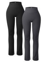 Leggings De Mujer Sólidos Y Sin Costuras Pantalones De Yoga De Talla Alta Levantamiento De Glúteos Treguas Estilizadas Deportivas Casuales - details 13