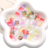 10Pcs Perlas De Vidrio De 12mm Con Diseño De Flor De Cuatro Pétalos Únicas Para Creación Manual De Joyería Accesorios Para Pulseras Y Pendientes - details 5