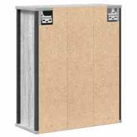 vidaXL Mueble de baño de pared con espejo gris Sonoma 50x21x60 cm - details 4