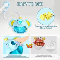 Juego de baño para niños con música, máquina de burbujas de baño de elefante con ducha y fuente de bola de sopado automático, juego de ducha, Gift - details 3