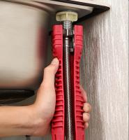 Llave De Multifunción 8 En 1 Para Baño Y Plomería Herramienta De Reparación De Grifo Y Tapa De Piscina Llave Abierta De Acero Carbono Con Doble Finalidad - details 1