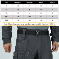 Pantalones Tácticos Militares Para Hombre Con Múltiples Bolsillos Resistentes Al Agua Pantalones De Entrenamiento Casuales Para Senderismo - details 1