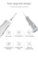 Irrigador Oral USB Recargable Jet De Agua Dental 310ML Tanque De Agua IPX7 Impermeable Limpieza De Dientes Viajera Portátil Para Adultos - details 2