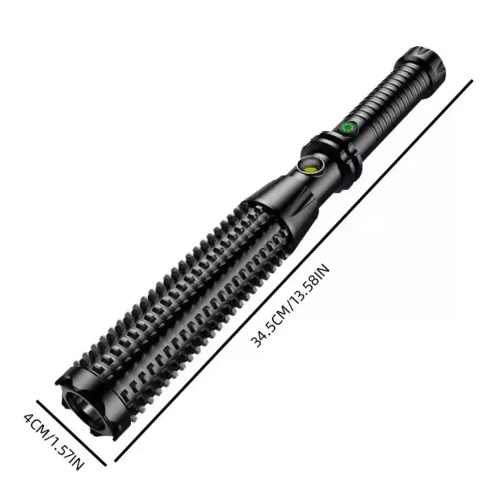 ORION91 - Barra de lámpara LED COB Alcance 100 metros 34,5 cm luz fuerte súper brillante autodefensa - SpazioLuzio - 1