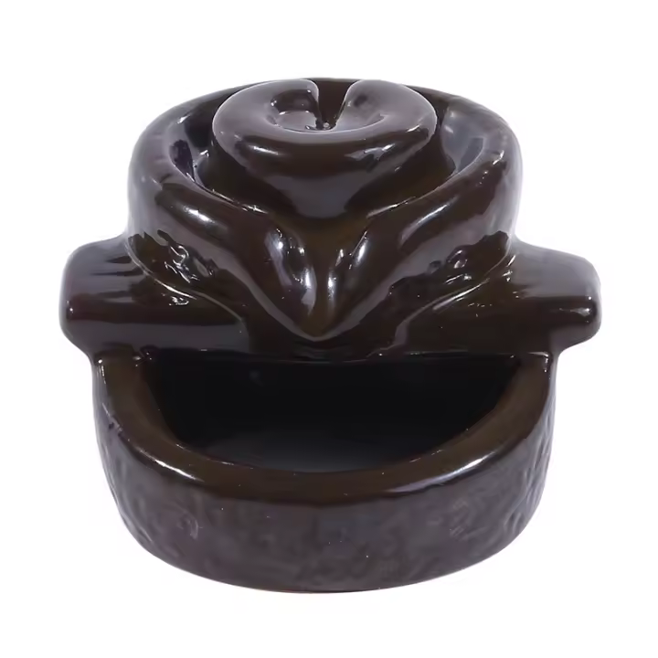 Encendedor De Incienso Miniatura Buddha De Céramica Retro Para Decoración De Hogar Y Oficina Estilo Teahouse Antiguo - 1