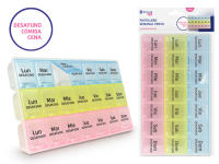 Pastillero Semanal Triple Bismark - Organización Eficiente de tus Medicamentos Semanales - details 1