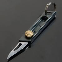 Cuchillo De Bolsillo Miniatura Portátil De Aleación Con Caja Cortador De Llavero Útil Herramientas EDC Cuchillo Fijo De Estación - details 13
