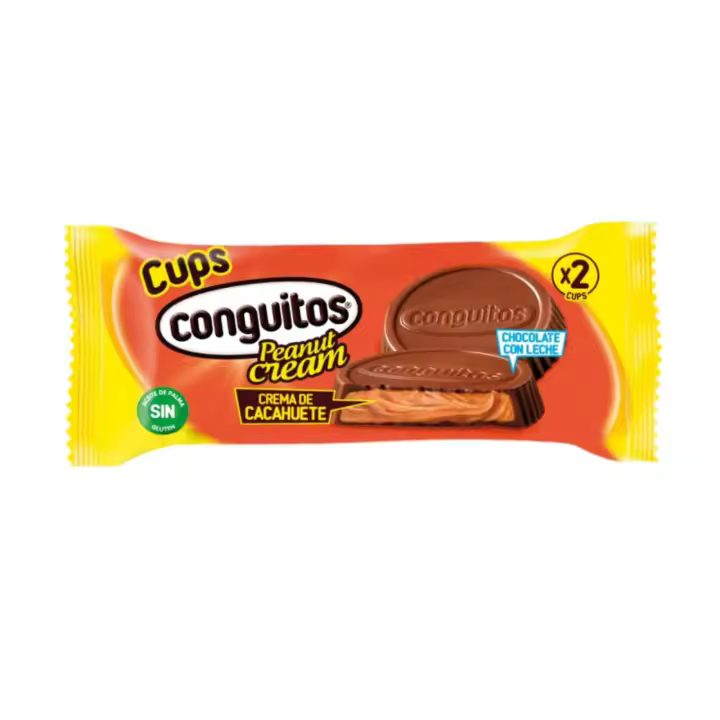 CONGUITOS CUPS LECHE 34G - 1