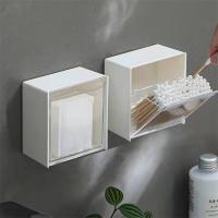Estante De Pared De Plástico Para Joyería Organizador De Baño Para Maquillaje Almohadillas De Cotonete Cajas De Almacenamiento Para Labiales/Reloj - details 6