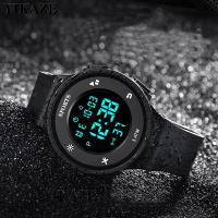 Reloj Digital Para Hombre LED Deportivo Reloj Militar Con Alarma Y Luz Luminosa Resistente Al Choque Y Al Agua Multifuncional Material De Correa De Silicona - details 0