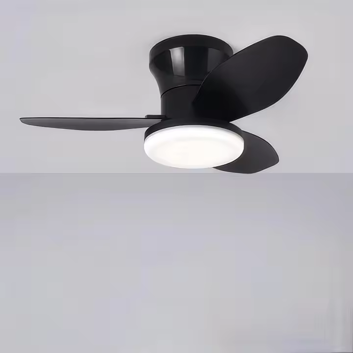 65-88cm Silencioso Luz Ventilador,Pequeño Luz Ventilador Techo with Mando a Distancia,3 LED light mode,6Velocidades - 1