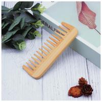 Peine de Bambú de dientes anchos, peine desenredante sin mango, peine para peinar, peine para Ríos de calidad, peine de Madera de dientes anchos, antiestático para Cabello Largo. - details 3