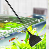 Herramienta De Limpieza Para Acuario Escarificador De Algas Y Arena Plana Doble Uso Para Vidrio Accesorio De Limpieza Doméstica - details 0
