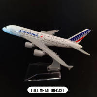 Modelo De Avión De Metal a Escala 1:400 Replicado Air France A380 Miniatura De Aviación Para Decoración De Oficina Y Hogar Regalo Para Adultos - details 1