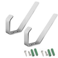Gancho De Pared Para Motocicleta Con Soporte De Casco De Acero Inoxidable 2-10 Piezas Incluye Tornillos De Montaje Accesorio De Motocicleta - details 8